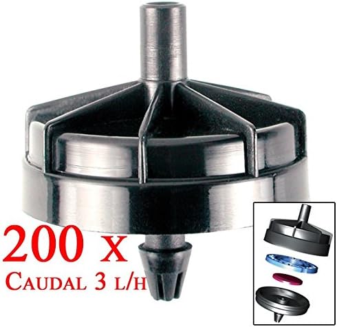 Feeder autocompensante Mushroom 3 Litres Per Hour. Feeder for Irrigation Agricola. Djing Feeder. Feeder pinchado. Top Quality Feeder Similar to NETAFIM. Bag of 200 Units