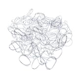 eBoot Clear Elastic Bands Hair Rubber Bands, 1000 Pack