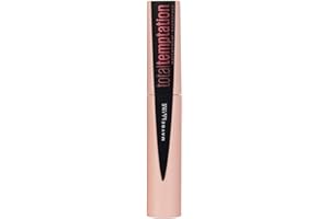 ‎MAYBELLINE Maybelline New York, Total Temptation Mascara in Black schwarze Wimperntusche für mehr Volumen Länge und Schwung pflegend dank KokosExtrakt mit exotischem Kokosduft 86 ml, 1 Schwarz, 8.6 milliliter