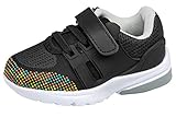 Kinderturnschuhe GIBRA® Kinder Sportschuhe, mit Klettverschluss, schwarz, Gr. 33