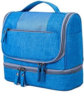 Toiletry Bags CAICOLOR Travel Portable Wash bag Waterproof Men Women Large-capacity Business Makeup Storage Bag (Color : Blue)