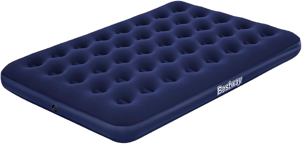 Bestway - 67002N Çift Kişilik Şişme Yatak | Geniş yatma yüzeyi iki kişi için yer sunar ve kullanımdan sonra yerden tasarruf edecek şekilde saklanabilir.