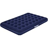 Bestway Horizon şişme kamp yatağı, &ccedil;ift kişilik 191 x 137 x 22 cm, 300 kg'a kadar destekler, mavi