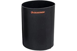 Celestron 94018 Luxus-Tauschutz für Teleskope mit Klettverschlusspunkten – Verhindert Taubildung an 6-Zoll- und 8-Zoll-Schmidt-Cassegrain- oder EdgeHD-Teleskop-Linsen, Schwarz