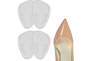 LACHT 2 Paires Demi Semelles Coussinet, Semelles Coussinet Plantaires, demi semelle silicone avant pied pour Les Femmes Porter Les Chaussures à Talons Hauts
