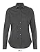 Produktbild SOL´S Becker Women Shirt, Größe:S, Farbe:Dark Grey (Solid)/White
