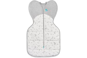 Love To Dream™ Swaddle UP™, Medium 6-8.5 kg, White, Snug Fit Supports Good Sleep, 3.5 Tog Suitable for Colder Temperature (14-16°C), Machine Washable & Double Zip for Easy Nappy Change