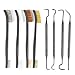 Produktbild ATOWNZ Pistole Reinigungsset Bürstenset Double Ended Stahldraht Messing Nylon Phosphor Pinsel in großer sowie kleiner Ausführung Double Ended Pistole Reinigung Pick Taktische Shortgun Rifle Reinigung Tool