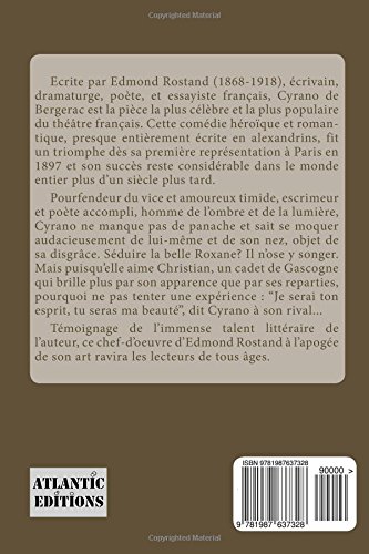 Book's Cover of Cyrano de Bergerac, texte intégral: Avec indentation des répliques pour mettre en valeur les rimes
