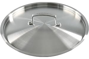KAMBERG - Coperchio Ø 30 cm in acciaio inox 18/10 spazzolato - Senza PFAS - Tutti i piani cottura inclusi induzione e forno - 0008286