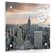Produktbild Glas Magnettafel Glastafel Memo Tafel ForWall New York AMFGMT10149G7 G7 (40cm. x 40cm.) Glass Magnetic Memo Board Stadt Panorama Ausblick New York Himmel Gebäude