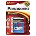 Produktbild Panasonic Pro Power Alkaline Batterien AA 1.5V x 4 (Packung mit 3 x 4)