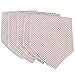 Light Brown Baby Boy Girl Kid Bandana Bibs Striped Triangle Head Scarf Saliva Towel Dribble Pack of 5
