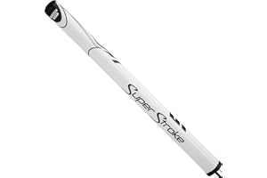 SUPER STROKE SuperStroke Zenergy Tour 3.0 43,2 cm Golf-Puttergriff ohne Kegel, verbesserte SPYNE-Technologie, neue Multi-Zonen-Texturierung und Tech-Port, Schwarz/Weiß