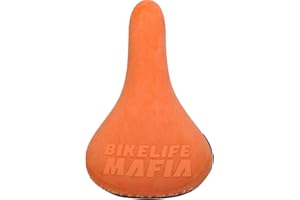 Mafiabike Bike Life Mafia Stacked Saddle - Orange