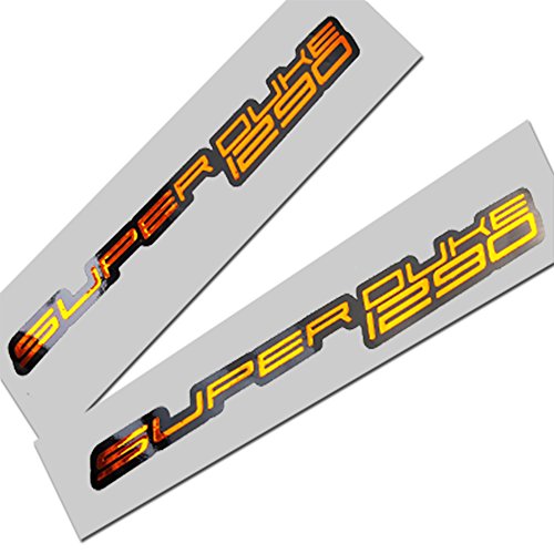 ziondesigns 2 Pegatinas para Moto, Diseño de Superduke 1290, Color Naranja Sobre Negro