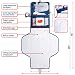 Portable Diaper Changing Pad Organizer with Large and Waterproof Baby Changing Mat and Clutch with Pockets for Diapers, Wipes and Baby Cream, Baby Travel Changing Kit for Moms with Newborns, Infants and Toddlers by Royal Rusu