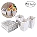 Produktbild Persönlichkeit Urlaub 50 Stücke Popcorn Boxen Trio Miniatur Wellenschliff Karton Party Candy Container Behandeln Kartons Party bevorzugt Dekorationen