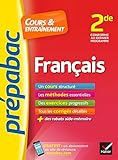 Français 2de - Prépabac Cours & entraînement: cours, méthodes et exercices progressifs (seconde)