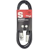 Stagg 3M High Quality XLR to XLR Plug Microphone Cable