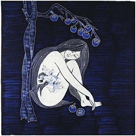 Chinese Batik Painting - Blue Dream