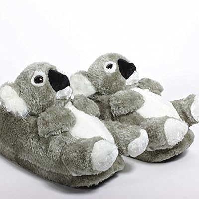 Sleeper'z – Koala - Chaussons animaux peluche - Adulte et enfant - Homme et Femme - M