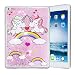 Produktbild iPad Hülle 9,7 Zoll 2018/2017, iPad Air 2 Hülle, iPad Air Hülle, stoßfest, Glitzer, flüssig, glänzend, fließend, Quicksand durchsichtig, TPU Bumper Schutz Tablet Cover für Kinder Frauen