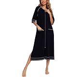 zipper front duster