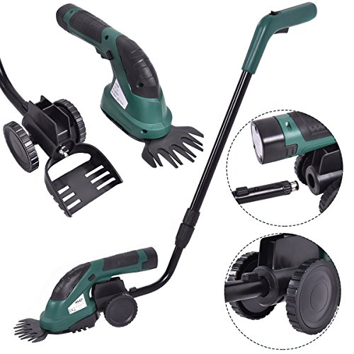 Kabellos Akku Grasschere Heckenschere Strauchschere Rasenschere Garten Schere 7,2V Li-ion