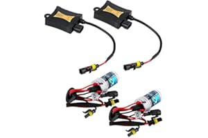 LEOFLA Fari Xenon Slim Kit Centraline E Lampade Hid H7 6000K Luce Bianca 35W Auto