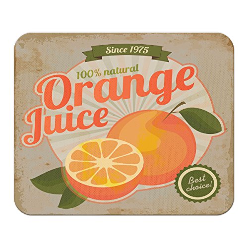 Preisvergleich Produktbild Mauspad Nostalgie Fun Orangensaft bedruckt