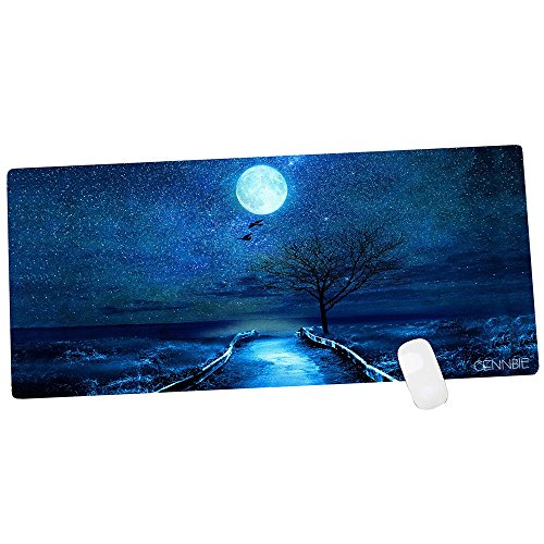 Cennbie Blühende Mandel Baum Entwurf Groß Größe Gaming Mause pad Erweiterte Gaming Mousepad in 895mm * 395mm * 1.8mm