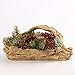 Produktbild Jiaa Sukkulenten Harz Blumentopf Antike Simulation Holz Topf Dekoration,Polieren,Einheitsgröße