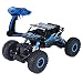 Produktbild deAO 6 Kanal Fernbedienung Rock Crawler 1:18 Skala Off Road Auto Rally Buggy (Blau)