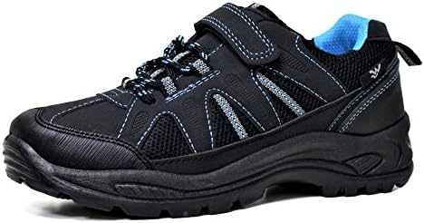 Ladies Hiking Boots New Girls Lightweight Adjustable Walking Hiking Trekking Trail Rambling Ankle Boots Shoes Size 3 4 5 6 7 8 (6 UK, Black Multi)
