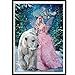Produktbild sunnymi 5D Diamant Full Malerei, Sonnenuntergang Diamant Zeichnung DIY Stickerei Painting Kreuz Stich Diamond Dekoration 30 * 30CM (Eisbär, 40X30cm)