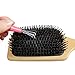 Professional Detangling / Styling Paddle Boar Bristle Hair Brush with Hair Removing Tool by Bizarre.ly - Best Wooden Detangler that Can be used with Blow Drying and Straightening