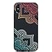 Produktbild Misteem Retro Hülle für iPhone XR Muster [Mandala Blumen], Schwarz Extra Dünn Licht Bunt Softcase in TPU Silikon Shell Stoßfest Schutzhülle für Apple iPhone XR 6.1 zoll Matt Black Hintere Abdeckung