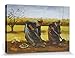 Produktbild 1art1 110088 Vincent Van Gogh - Zwei Bäuerinnen Beim Kartoffelgraben, 1885 Poster Leinwandbild Auf Keilrahmen 30 x 20 cm