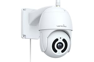 wansview Security Camera Outdoor, 1080P Pan-Tilt Surveillance Waterproof WiFi Camera,Night Vision, 2-Way Audio, App Notification,SD Card Storage& Cloud Storage and Works with Alexa W9