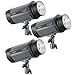 Produktbild Neewer Studioblitz 3-Pack 300W 5600K Foto Studio Strobe Blitzlicht Monolight mit Modelier-Lampe, Aluminiumlegierung Speedlite für Studios Modell Fotografie, Portraitfotografie (N-300W)