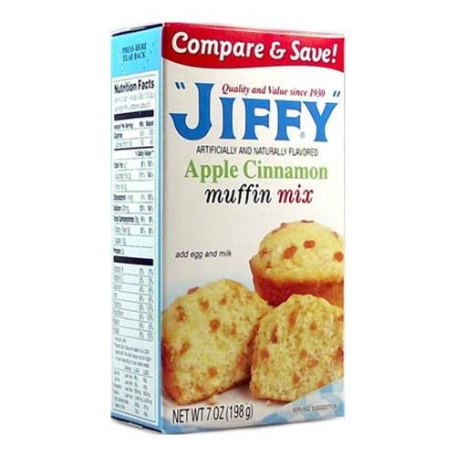 Preisvergleich Produktbild Jiffy Muffin Mix - Apple Cinnamon 7 OZ (198g)