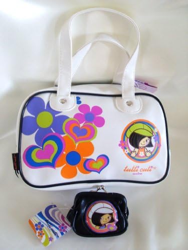 Santoro Tutti Cuti - Carnaby White Handbag and Clasp Purse Gift Set