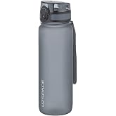 Uzspace 800ml -Yeni Ebat-Boy 25 cm-Tritan Su Matarası Bpa Koku Sızdırma Yok GRİ