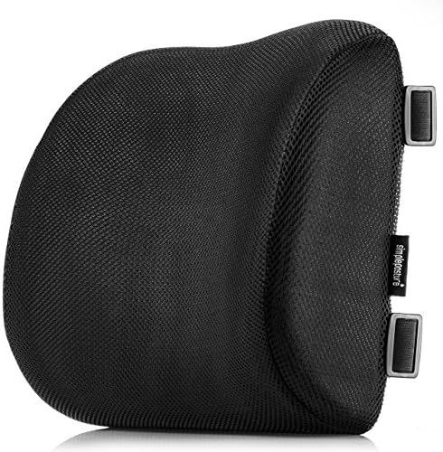 BackGuardâ„¢ - Premium Lower Back Pain Cushion - Proprietary Density Memory Foam Lumbar Cushion Provides Healthy Back Support And Noticeably Fast Lower Back Pain Relief For Most Users.