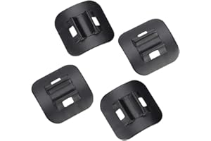 DIOCHE Cable de Guidage de Cable, Frein en Alliage D'aluminium pour Vélo de Montagne Cable Guide de Tube Adaptateur de Changement de Vitesse Cadre de Vélo C Boucle Noir