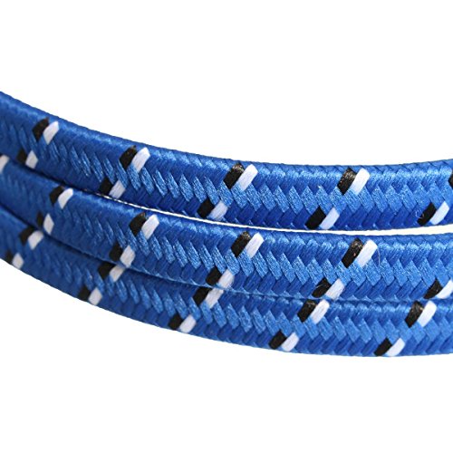 ELEGIANT 10m CAT. 7 RJ45 Stecker Gigabit Ethernet kabel Netzwerkkabel Patchkabel Modem Router Lan Netzwerk High Speed Nylon Braid Goldstecker für Computer Hubs ADSL Switch Router - 2