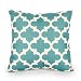 Top Finel Canvas Cotton Linen Throws Pillows Covers Cushions for Sofa Set of 4, 18x18 Inch, Teal