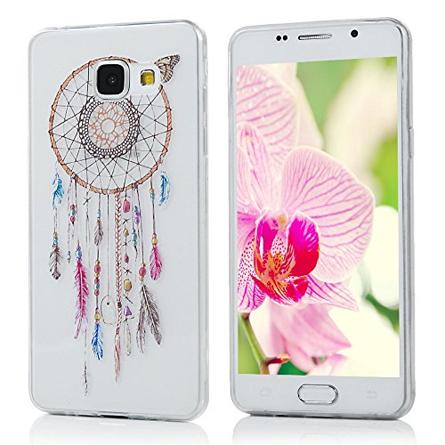 BADALink TPU Case Dreierpack Silikon Hülle für Samsung Galaxy A3 (2016) FederLeicht Hülle Gummi Bumper Cover Schutz Schale Siliconcase Silikon Tasche Schutzhülle für Samsung Galaxy A3 (2016) Einhorn Farbe Schmetterling Windspiel - 4