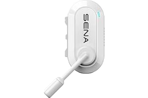 Sena BiKom 20 Outdoor Kommunikationsystem, Leichter Mesh Kommunikator mit nur 20 Gramm Gewicht (Weiß)